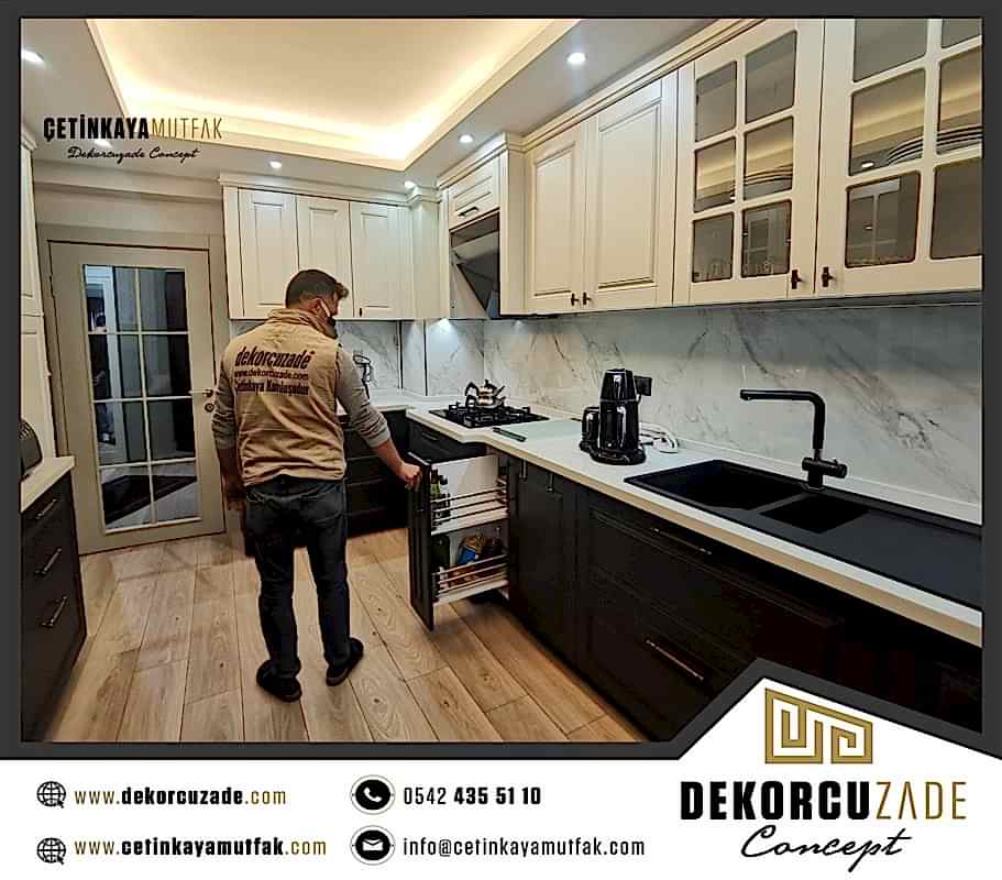 Ankara Vintage Mutfak Dolabı